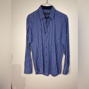Blue Check shirt by Jared Lang EUC